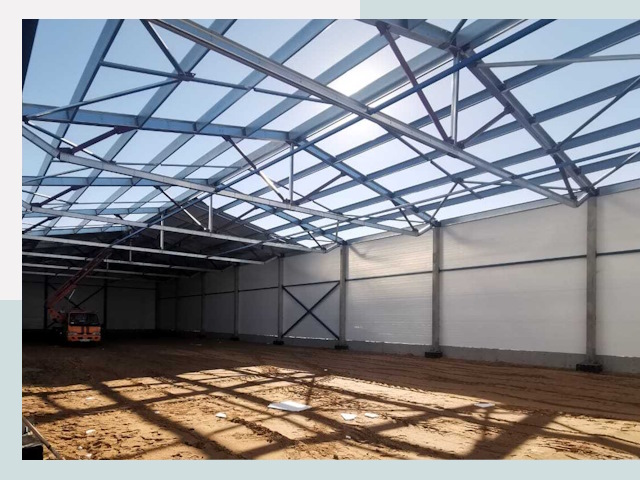 Строительство сенохранилищ в Устях-Джегуте