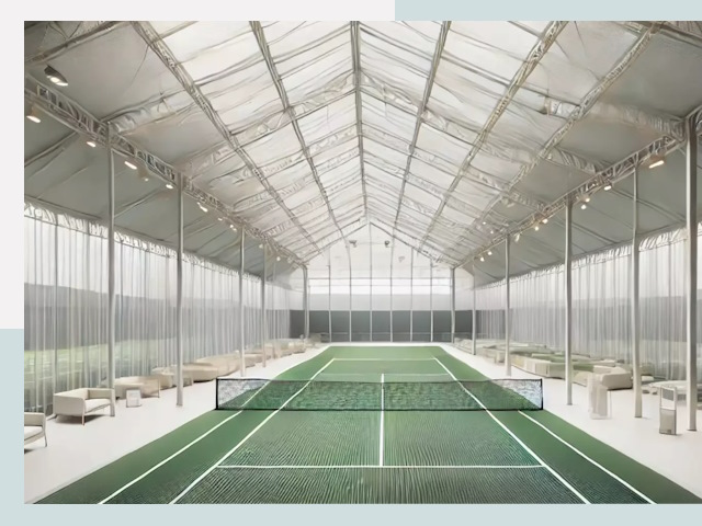 Строительство теннисных кортов в Устях-Джегуте