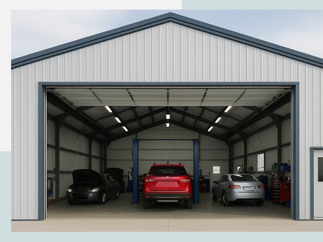 Ангары из сэндвич панелей от 607 руб. в Усть-Джегута