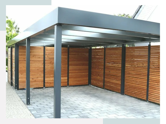 Навесы для парковки в Устях-Джегуте