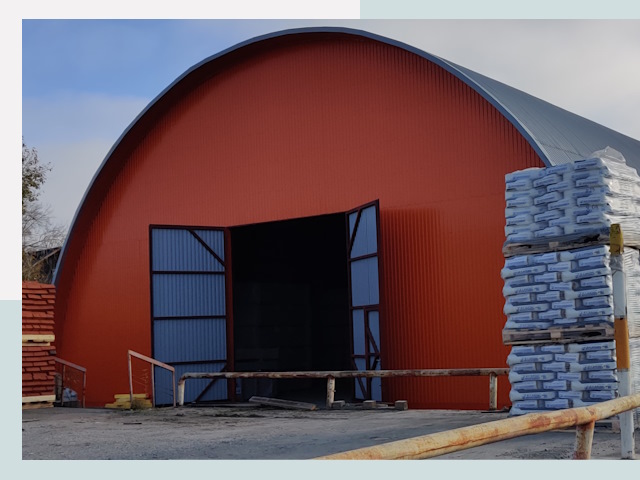 Полукруглые ангары по цене от 607 руб. в Усть-Джегута