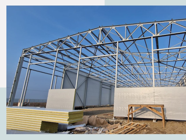 Утепленные ангары в Усть-Джегута от 607 руб. за м²