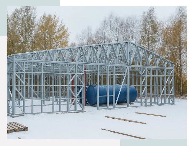 Металлические ангары в Устях-Джегуте