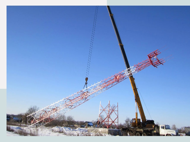 Строительство башен связи в Устях-Джегуте от 607 руб.