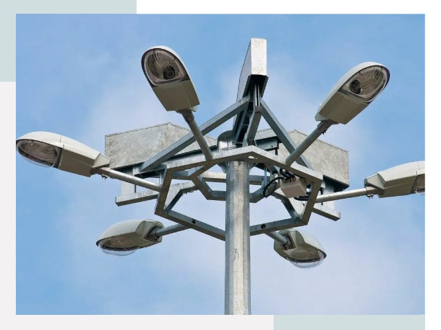 Монтаж осветительных мачт в Устях-Джегуте