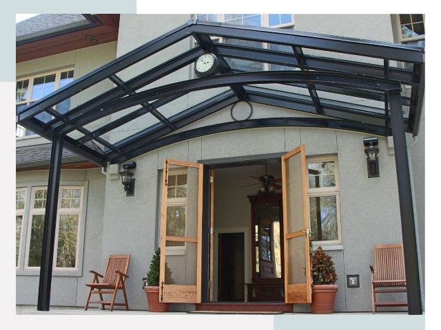 Козырьки металлические в Устях-Джегуте