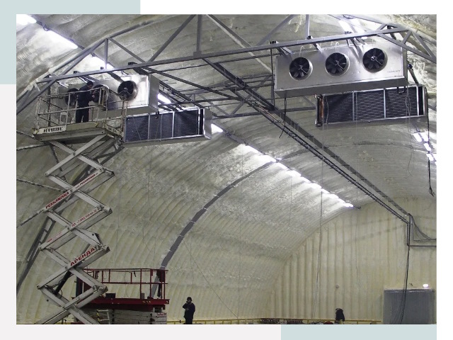 Оснащение ангаров в Устях-Джегуте