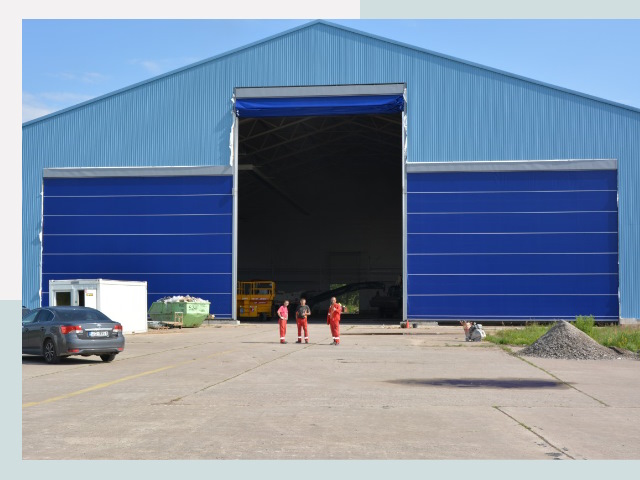 Ангарные ворота в Усть-Джегута от СтальСтрой-Стд по цене 607 руб.