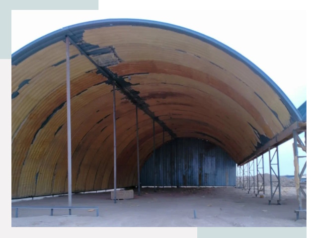 Реконструкция ангаров в Устях-Джегуте