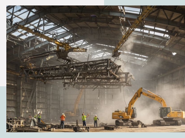 Демонтаж ангаров в Устях-Джегуте от 607 руб. за м²