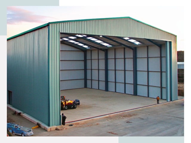 Строительство ангаров в Устях-Джегуте