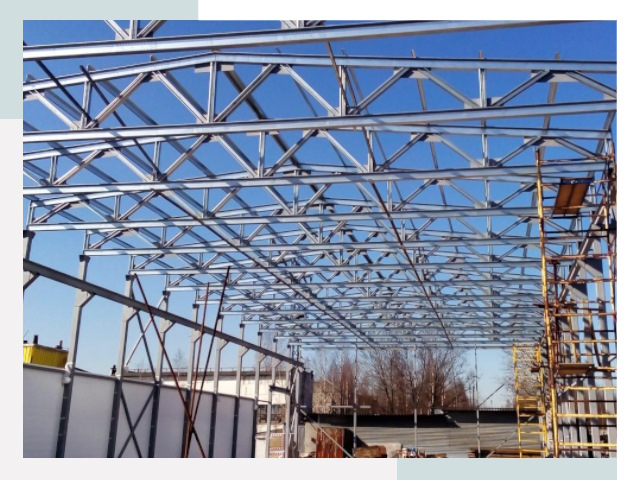 Металлокаркасы для складов в Устях-Джегуте